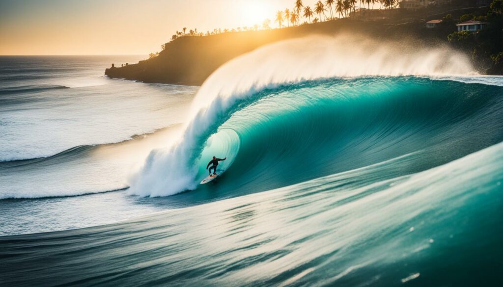 Surfing Uluwatu