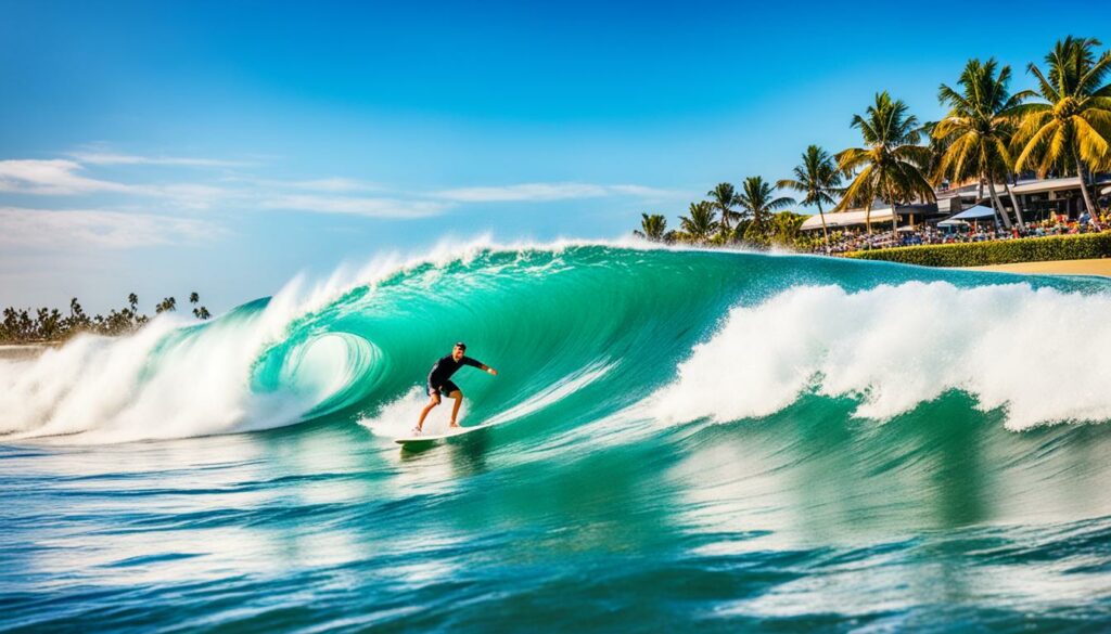 surfing i Seminyak